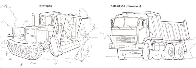 Зарисовки строительной техники - 38 фото