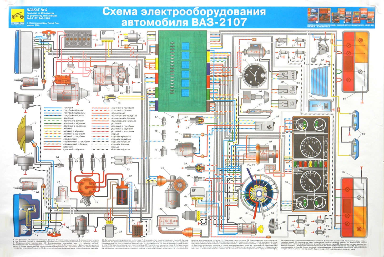 Распиновка ваз 2107 инжектор