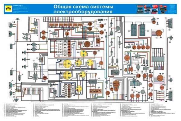 Камаз евро 2 электрическая схема Книга: "Устройство автомобиля КАМАЗ-4310 (комплект из 24 плакатов)". Купить книг