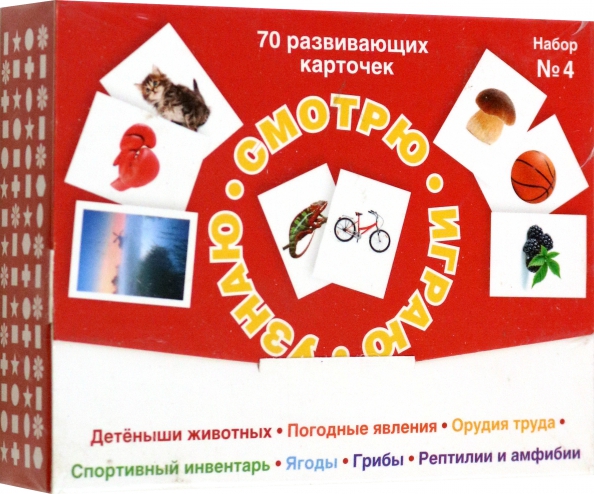 Набор карточек Смотрю. Играю. Узнаю, № 4