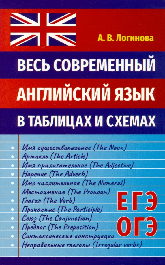 Английский язык в таблицах и схемах Книга: "Весь современный английский язык в таблицах и схемах" - Анна Логинова. К