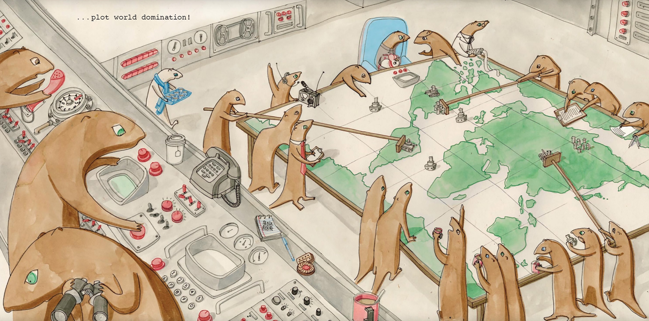 World plot. World plot